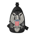 Patriotic USA Eagle Print Sling Bag