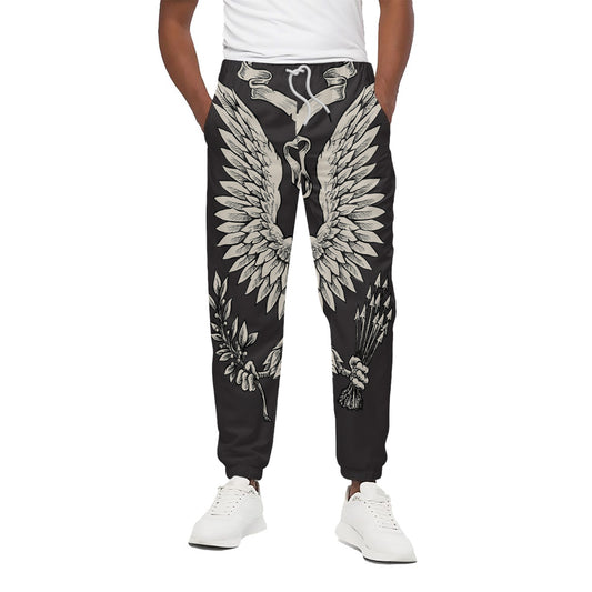 Patriotic USA Eagle Print Cotton Pants