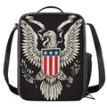Patriotic USA Eagle Print Crossbody Lunch Bag