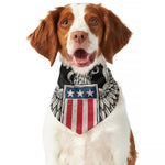 Patriotic USA Eagle Print Dog Bandana