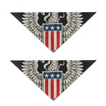 Patriotic USA Eagle Print Dog Bandana