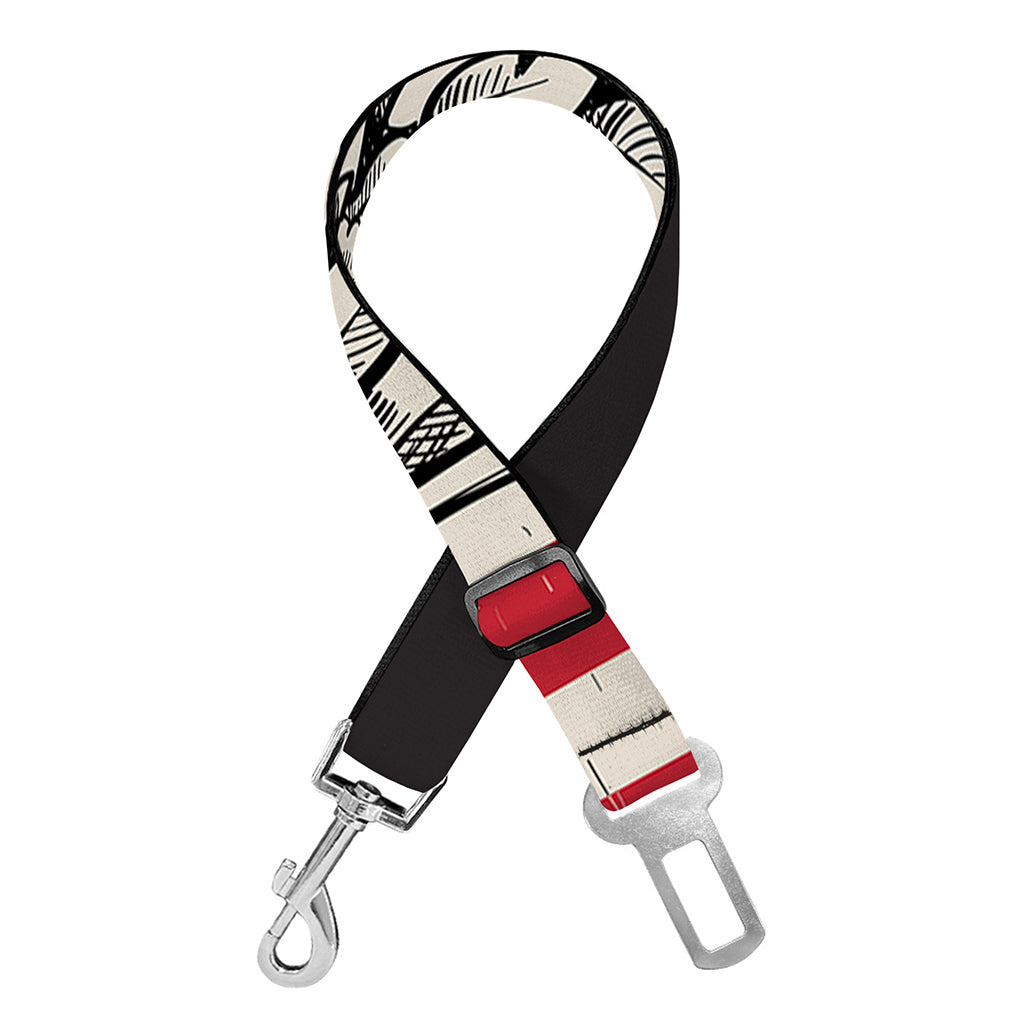 Patriotic USA Eagle Print Dog Seat Belt