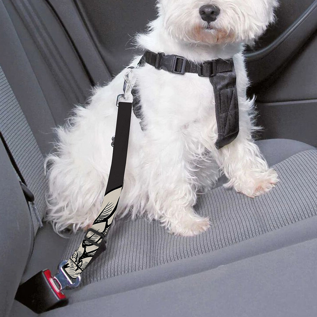 Patriotic USA Eagle Print Dog Seat Belt