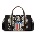 Patriotic USA Eagle Print Duffle Bag