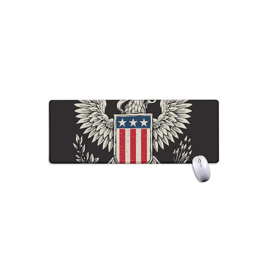 Patriotic USA Eagle Print Extended Mouse Pad