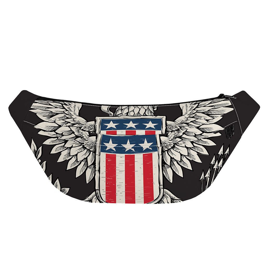 Patriotic USA Eagle Print Fanny Pack