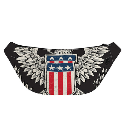 Patriotic USA Eagle Print Fanny Pack
