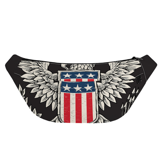 Patriotic USA Eagle Print Fanny Pack