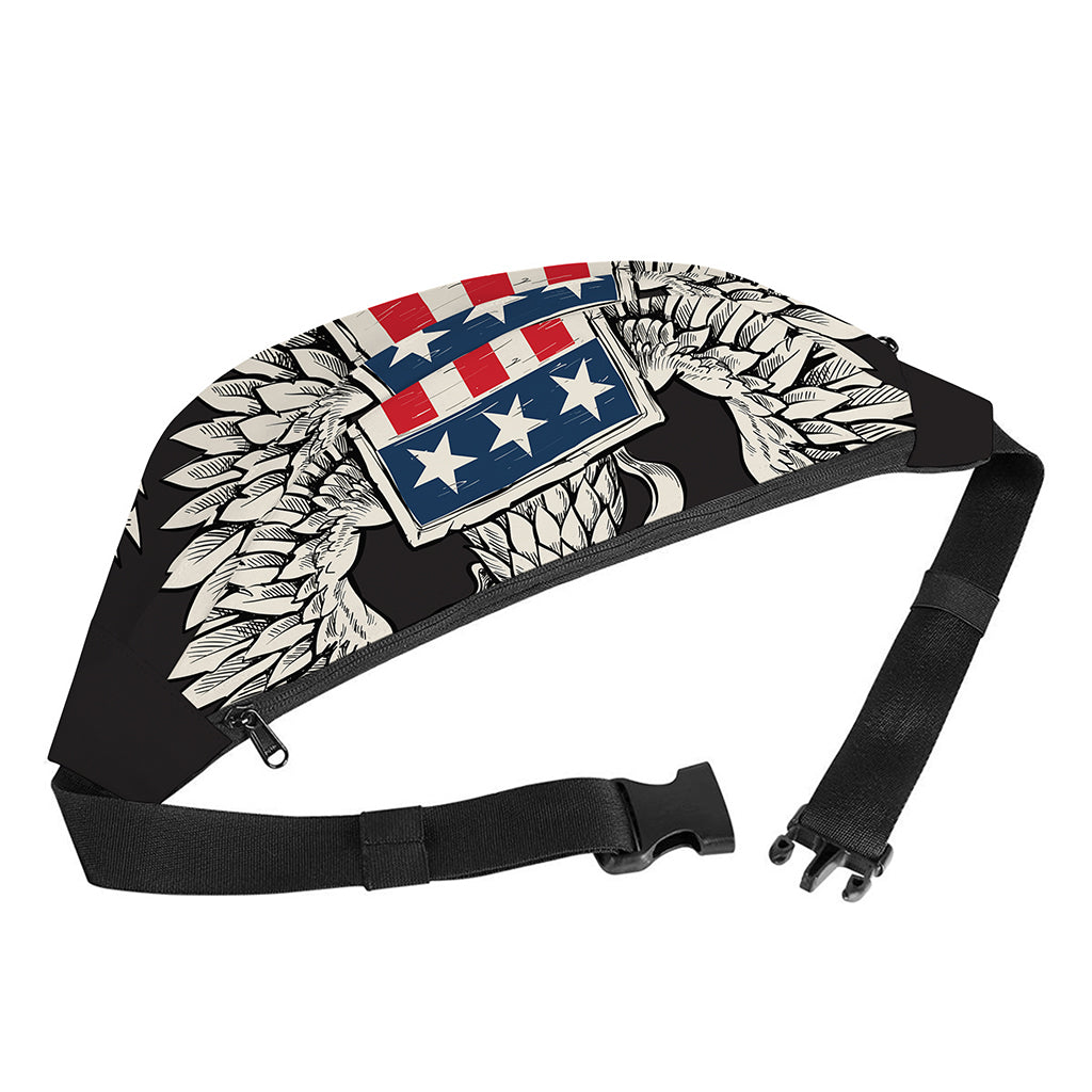 Patriotic USA Eagle Print Fanny Pack