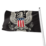 Patriotic USA Eagle Print Flag