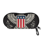 Patriotic USA Eagle Print Glasses Case