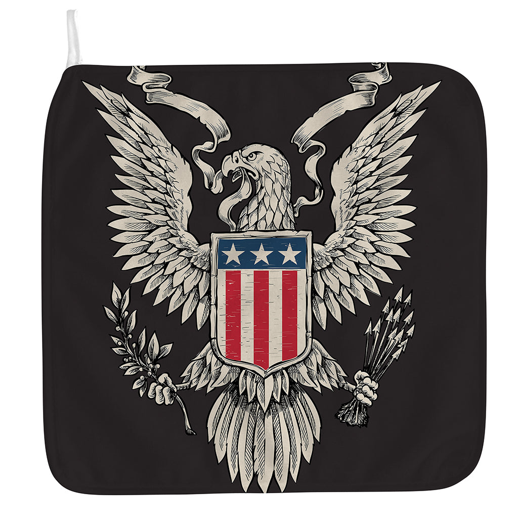 Patriotic USA Eagle Print Hand Towel
