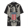 Patriotic USA Eagle Print Hawaiian Shirt