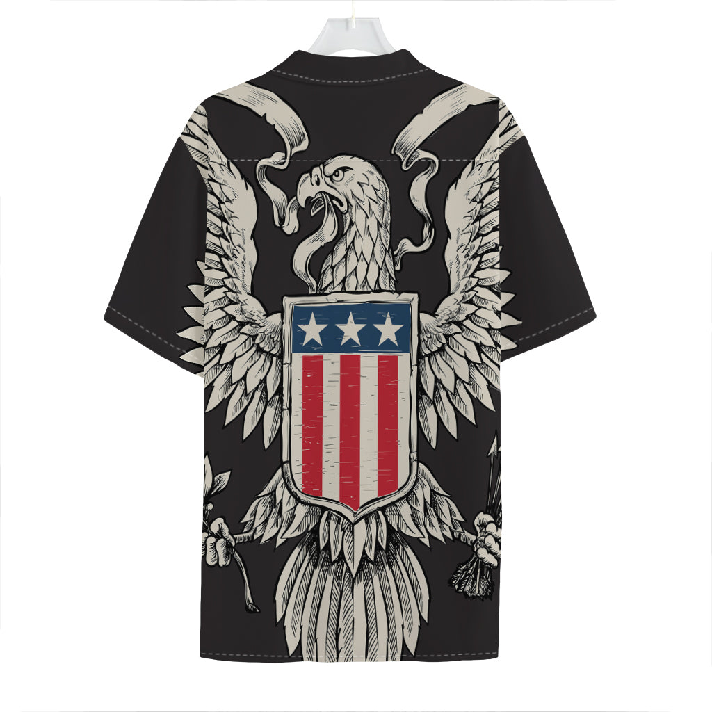 Patriotic USA Eagle Print Hawaiian Shirt