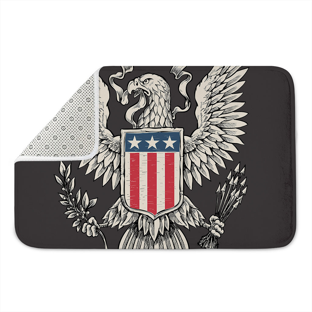 Patriotic USA Eagle Print Indoor Door Mat