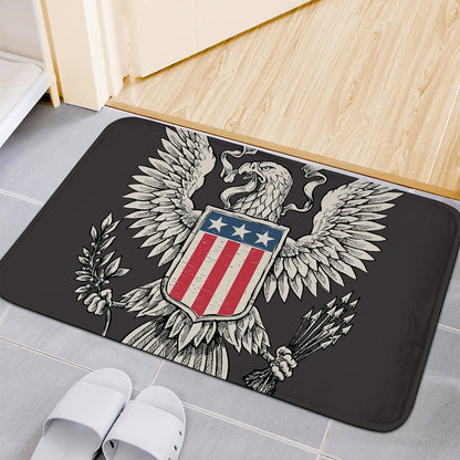 Patriotic USA Eagle Print Indoor Door Mat