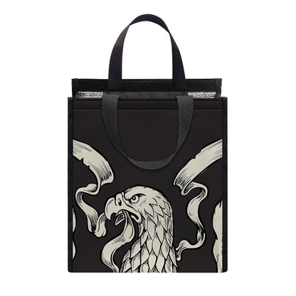 Patriotic USA Eagle Print Insulated Lunch Tote
