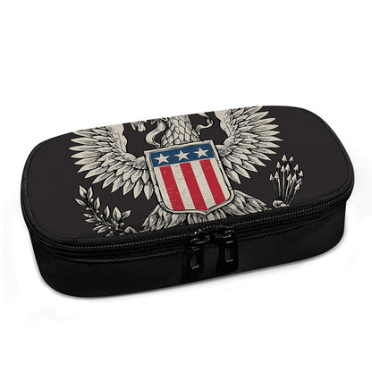 Patriotic USA Eagle Print Insulin Cooler Travel Case