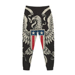 Patriotic USA Eagle Print Jogger Pants