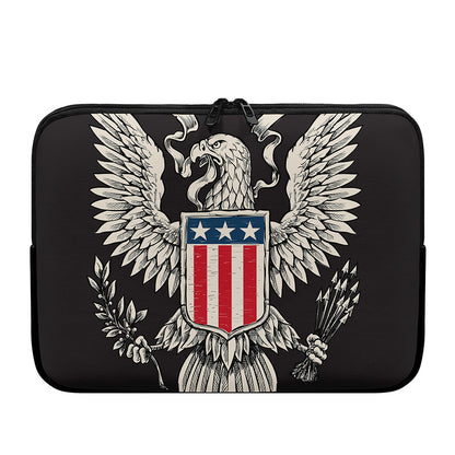 Patriotic USA Eagle Print Laptop Sleeve