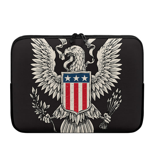 Patriotic USA Eagle Print Laptop Sleeve