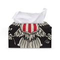 Patriotic USA Eagle Print Leather Tissue Box Cover