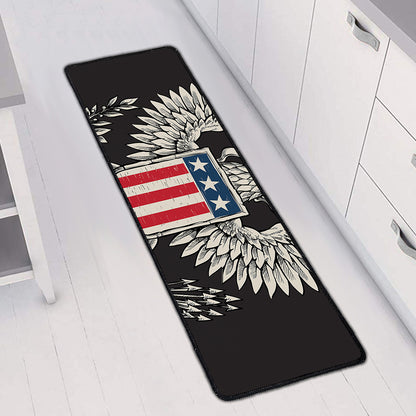 Patriotic USA Eagle Print Long Kitchen Mat