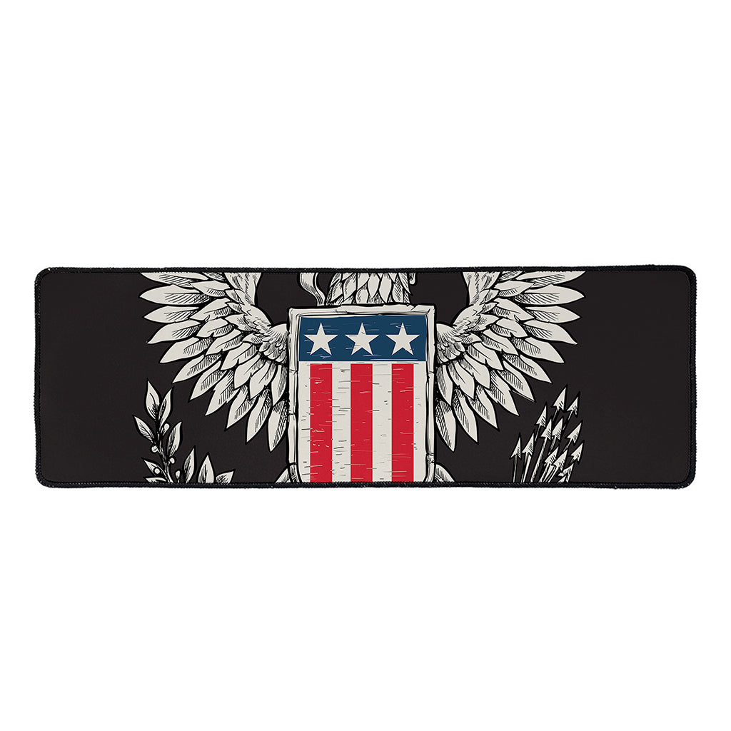 Patriotic USA Eagle Print Long Kitchen Mat