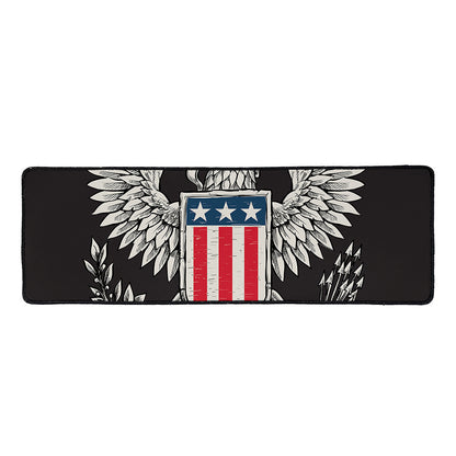 Patriotic USA Eagle Print Long Kitchen Mat