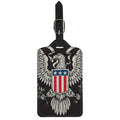 Patriotic USA Eagle Print Luggage Tag