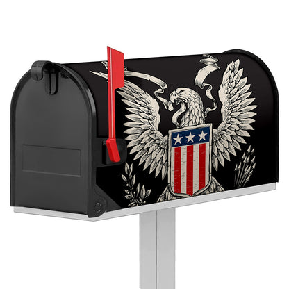Patriotic USA Eagle Print Mailbox Cover
