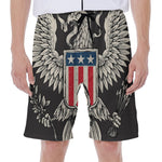 Patriotic USA Eagle Print Men's Beach Shorts