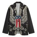 Patriotic USA Eagle Print Men's Blazer