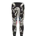 Patriotic USA Eagle Print Men's leggings