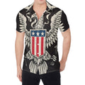 Patriotic USA Eagle Print Men's Shirt