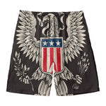 Patriotic USA Eagle Print Men's Swim Trunks