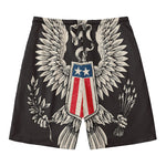 Patriotic USA Eagle Print Men's Swim Trunks