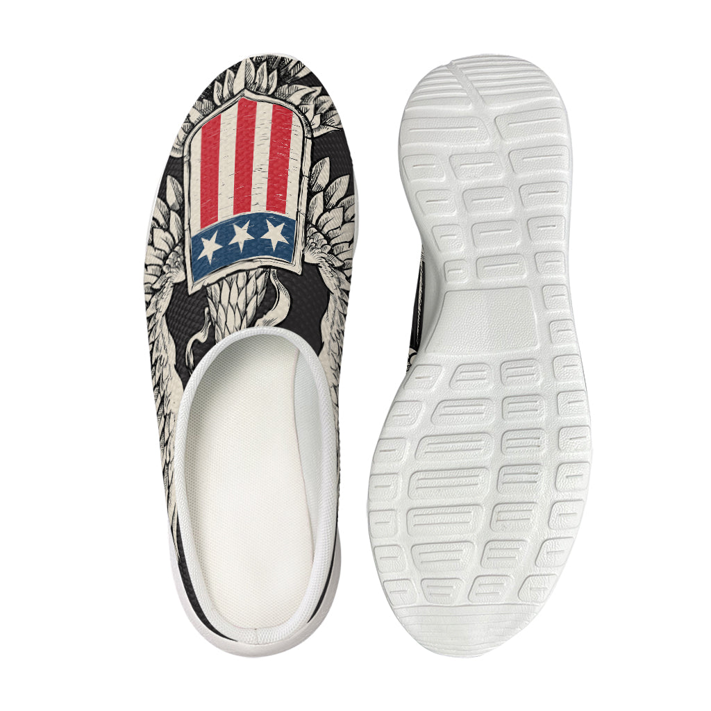 Patriotic USA Eagle Print Mesh Casual Shoes