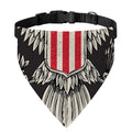 Patriotic USA Eagle Print Over The Collar Dog Bandana