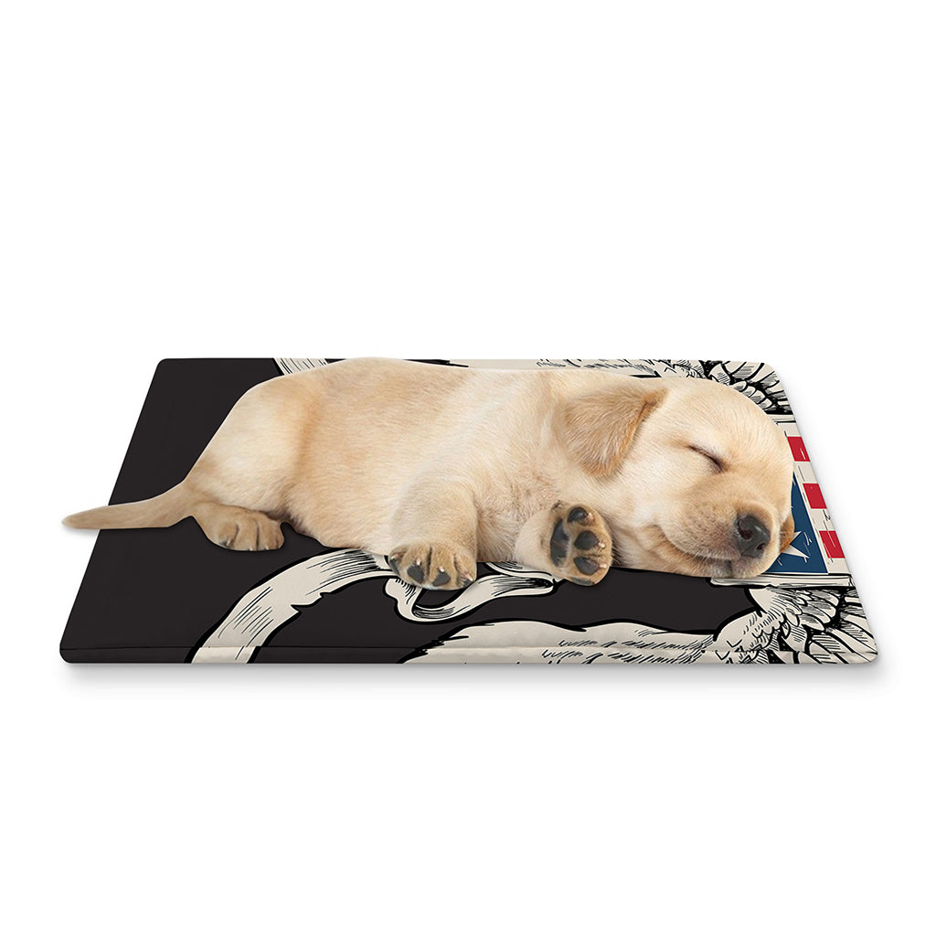 Patriotic USA Eagle Print Pet Cooling Mat Cover