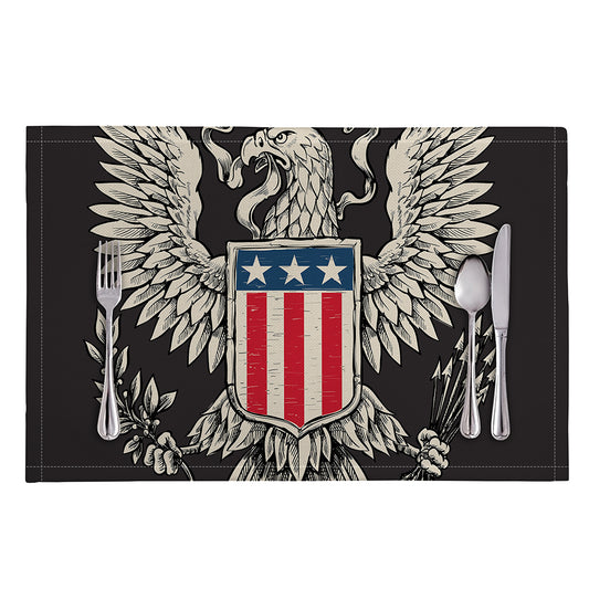 Patriotic USA Eagle Print Placemat