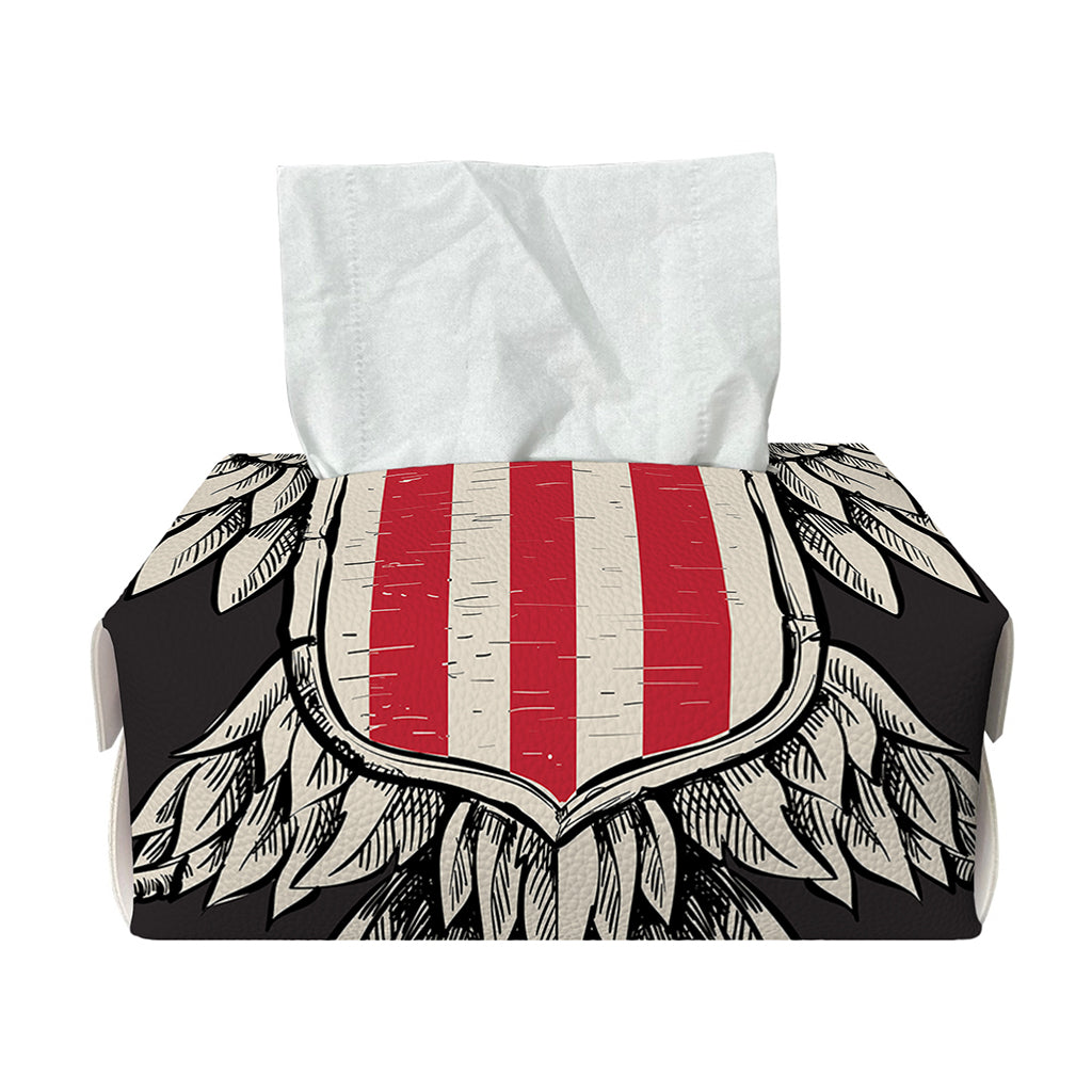 Patriotic USA Eagle Print Rectangle Tissue Box Cover