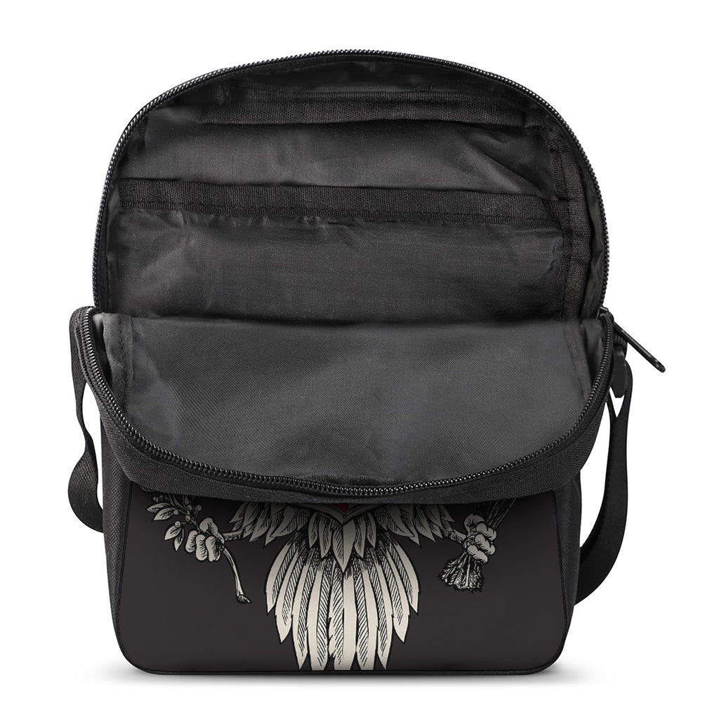 Patriotic USA Eagle Print Rectangular Crossbody Bag