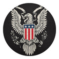 Patriotic USA Eagle Print Round Blanket