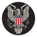 Patriotic USA Eagle Print Round Floor Mat