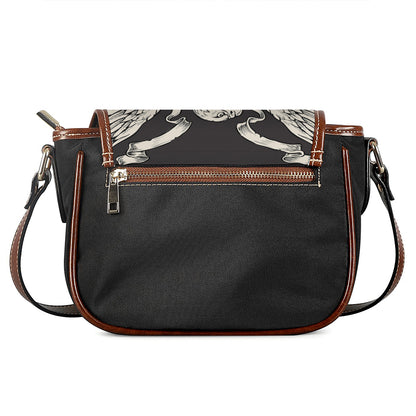 Patriotic USA Eagle Print Saddle Bag