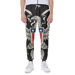 Patriotic USA Eagle Print Scuba Joggers