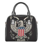 Patriotic USA Eagle Print Shoulder Handbag