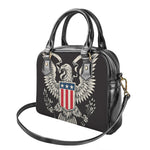 Patriotic USA Eagle Print Shoulder Handbag