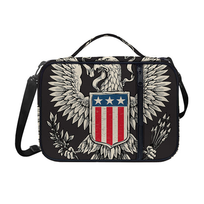 Patriotic USA Eagle Print Shoulder Strap Bible Bag